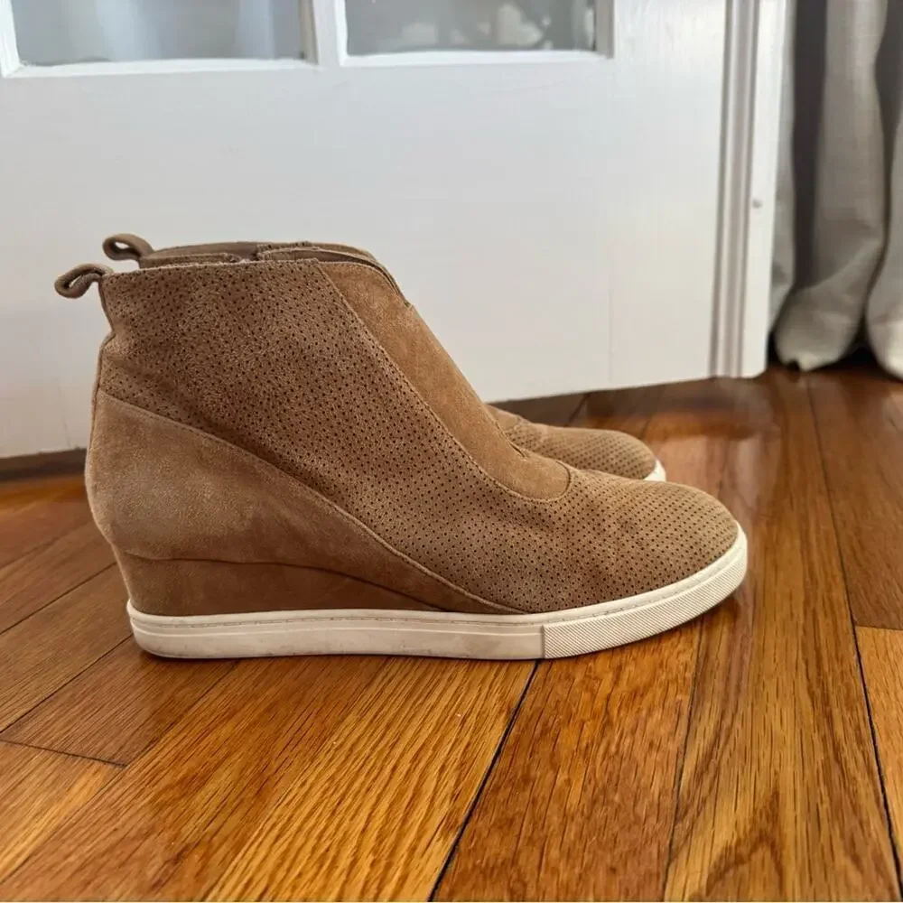 Linea Paolo Tan Suede sneaker bootie Size 9 - Picture 8 of 8